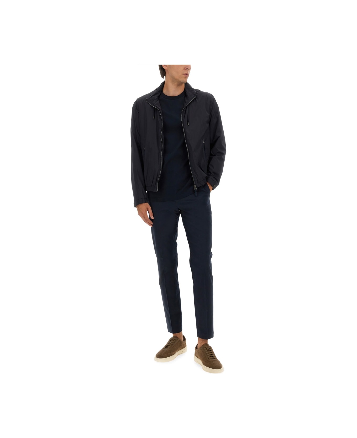 Hugo Boss Water-repellent Windbreaker - BLUE