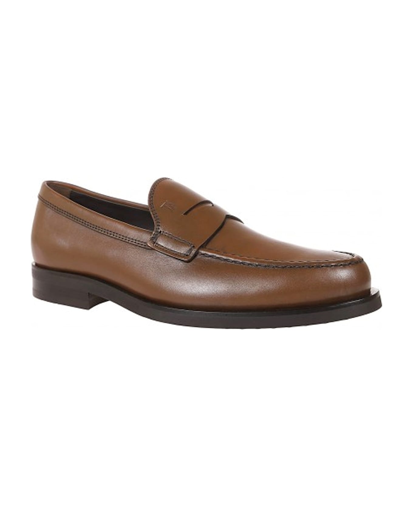 Tod's Leather Loafers - Brown