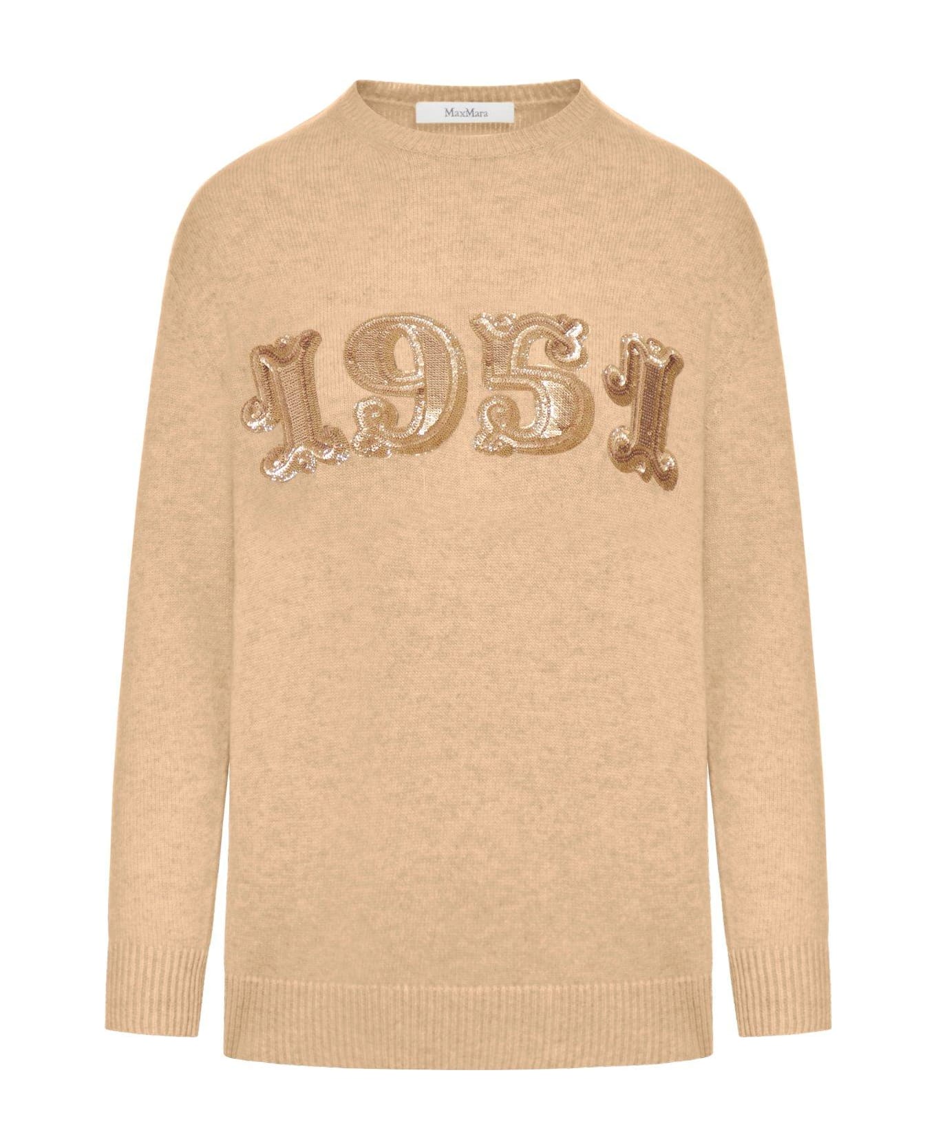 Max Mara Plata Crewneck Jumper - Brown