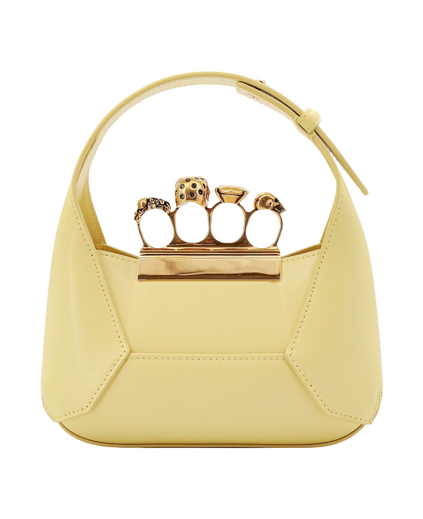 Alexander McQueen Jewelled Handbag - Yellow
