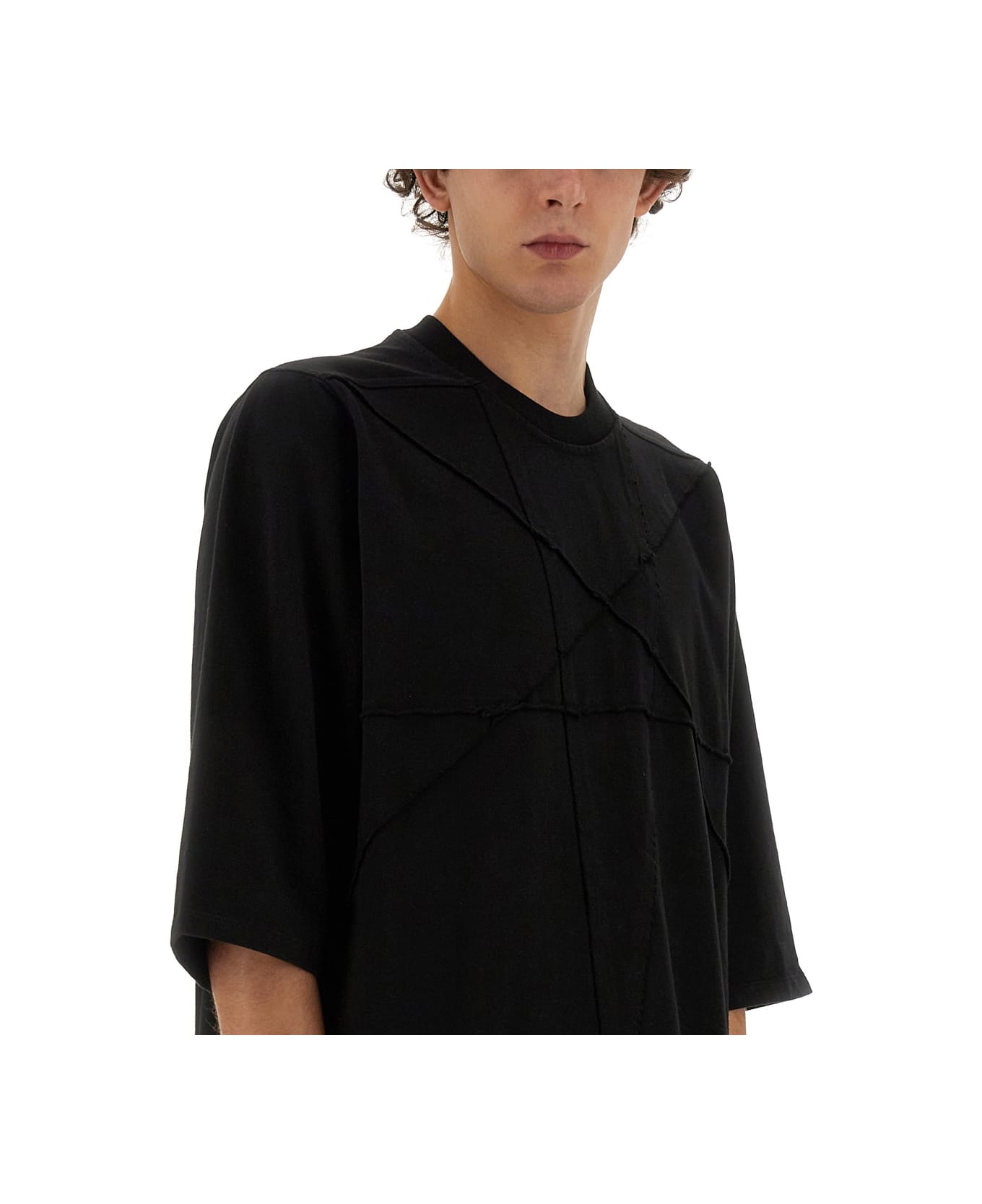 DRKSHDW Cotton T-shirt - BLACK