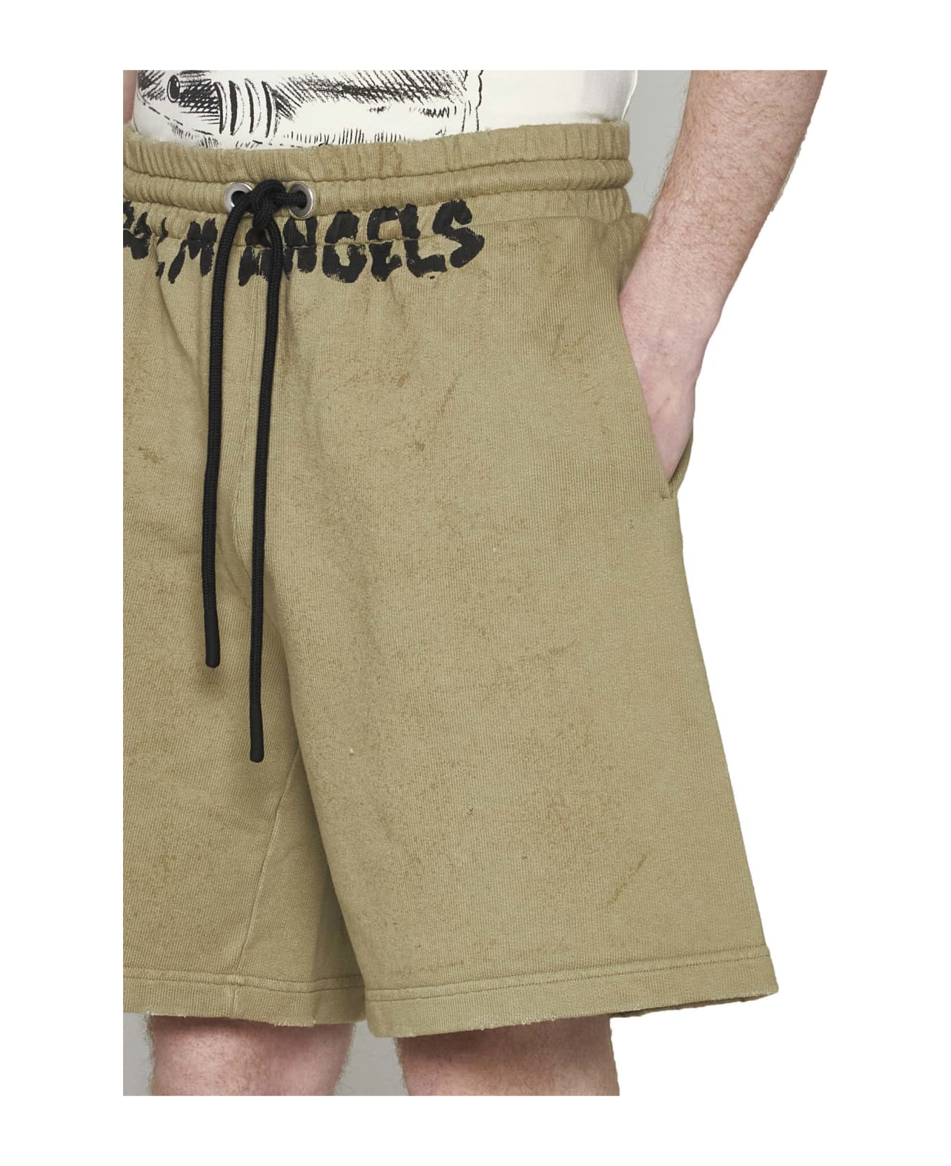 Palm Angels Shorts From - Military black ショートパンツ