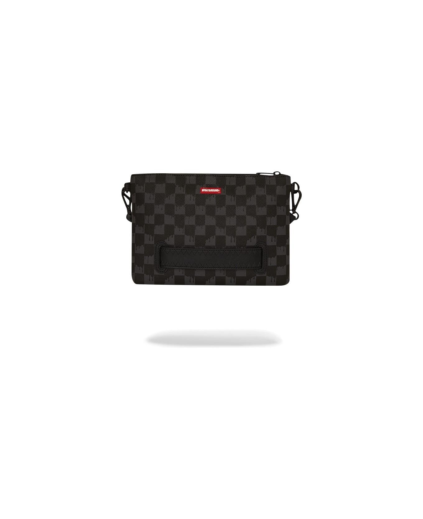 Sprayground Dripping Sharks In Paris Crossover Clutch - Black