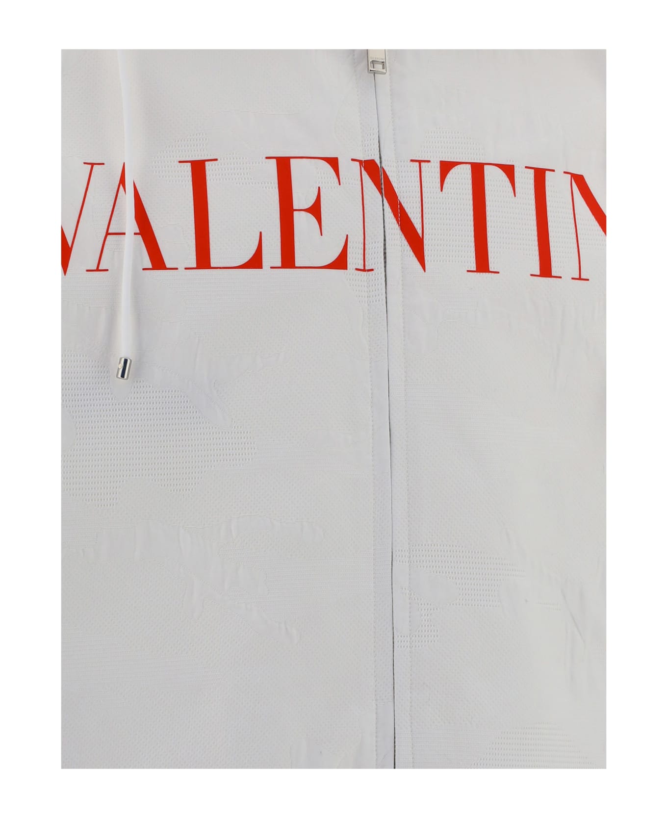 Valentino Cotton Logo Jacket - White ジャケット