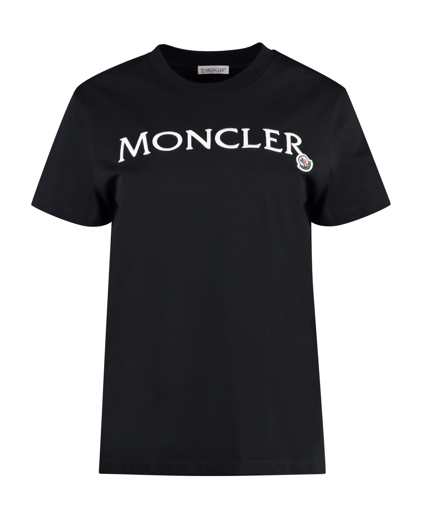 Moncler Cotton Crew-neck T-shirt - black