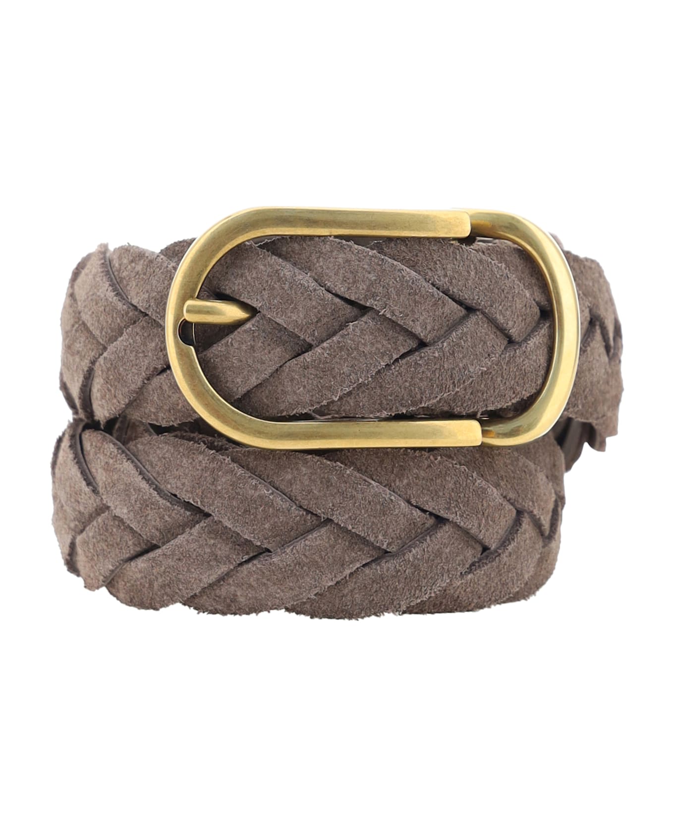 Brunello Cucinelli Leather Belt Braided Design - C2637