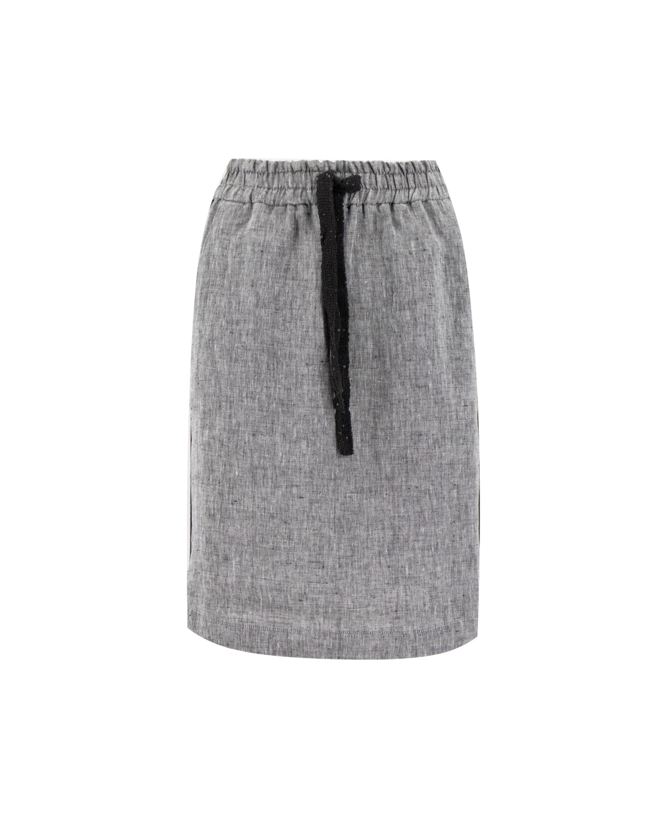 Le Tricot Perugia Skirt - GREY MEL DARK GREY スカート