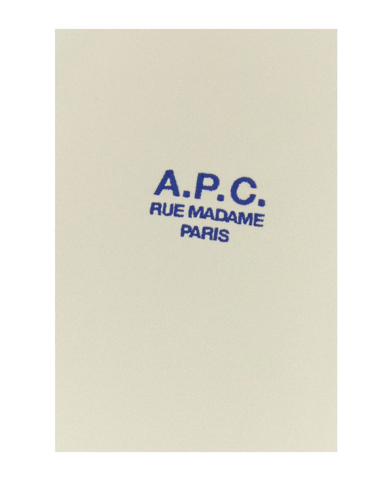 A.P.C. Rider Sweatshirt - Taj Blanc Casse/bleu