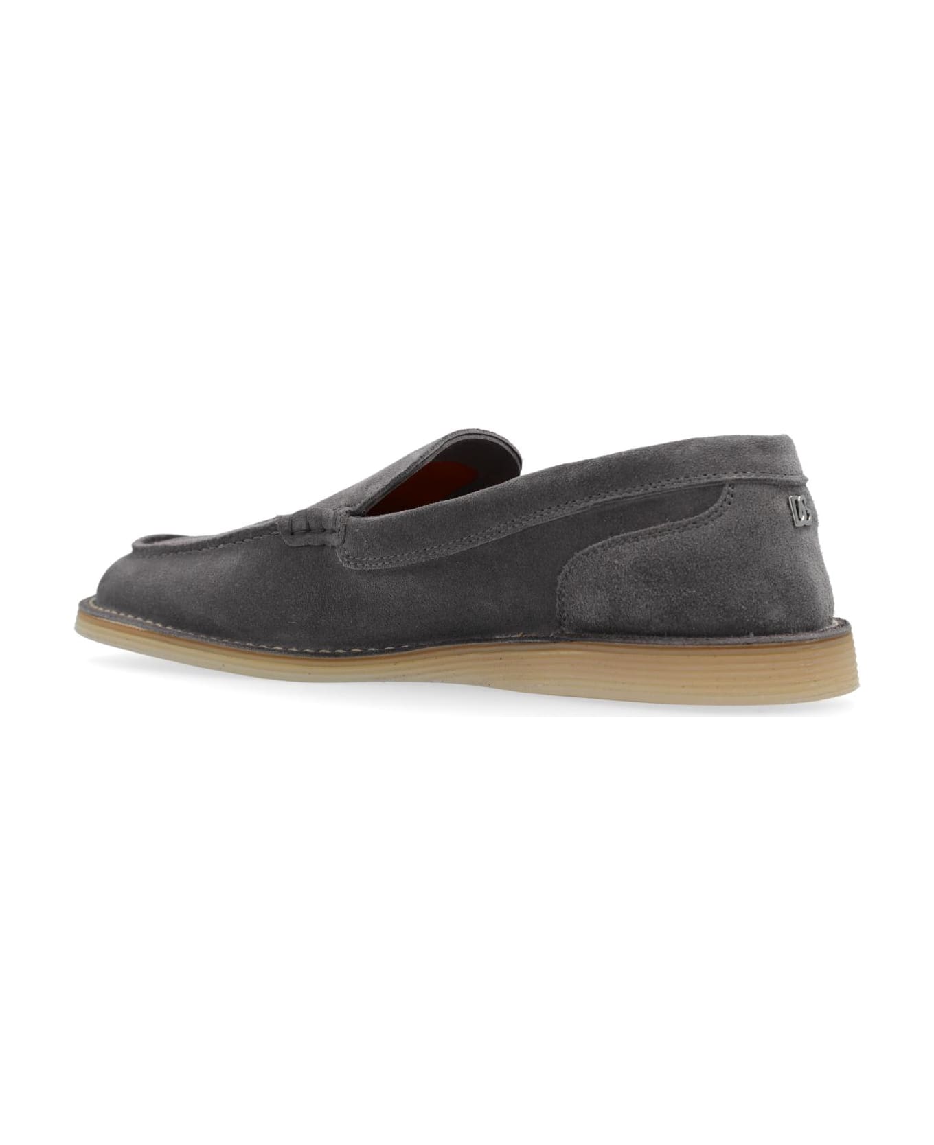 Dolce & Gabbana Leather Shoes - Grigio piombo