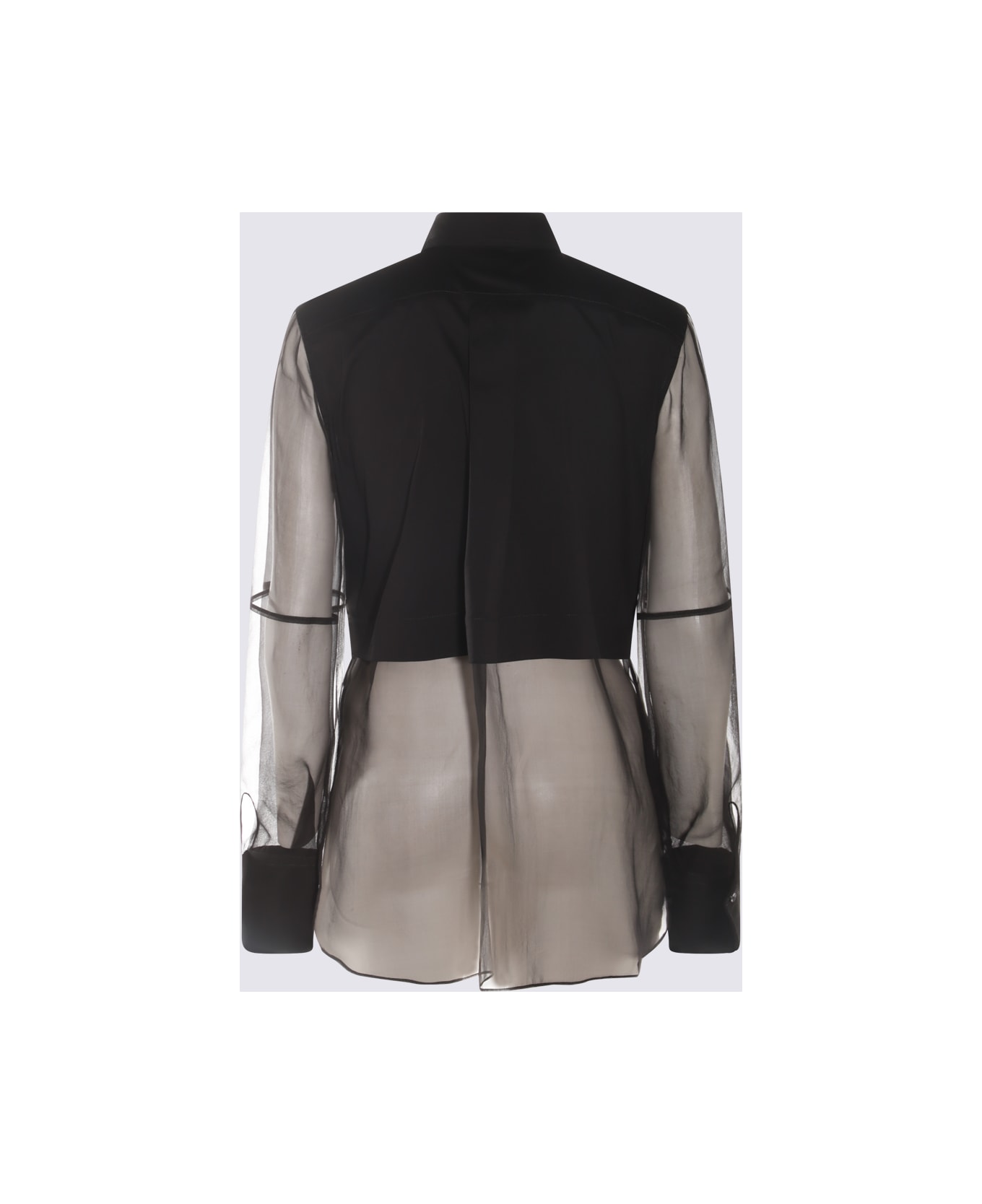 Brunello Cucinelli Black Cotton Shirt