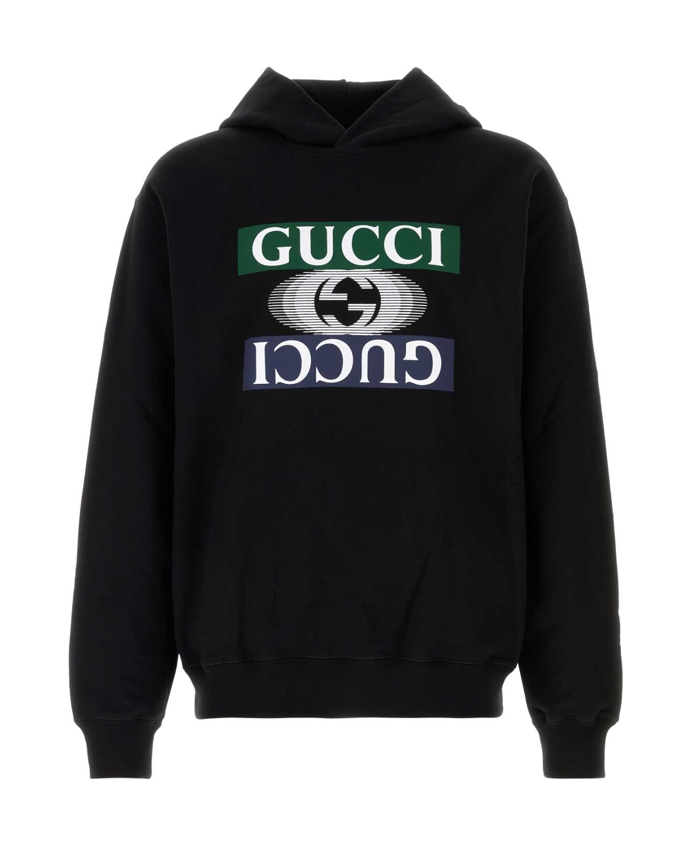 Gucci Black Cotton Sweatshirt - BLACKMC