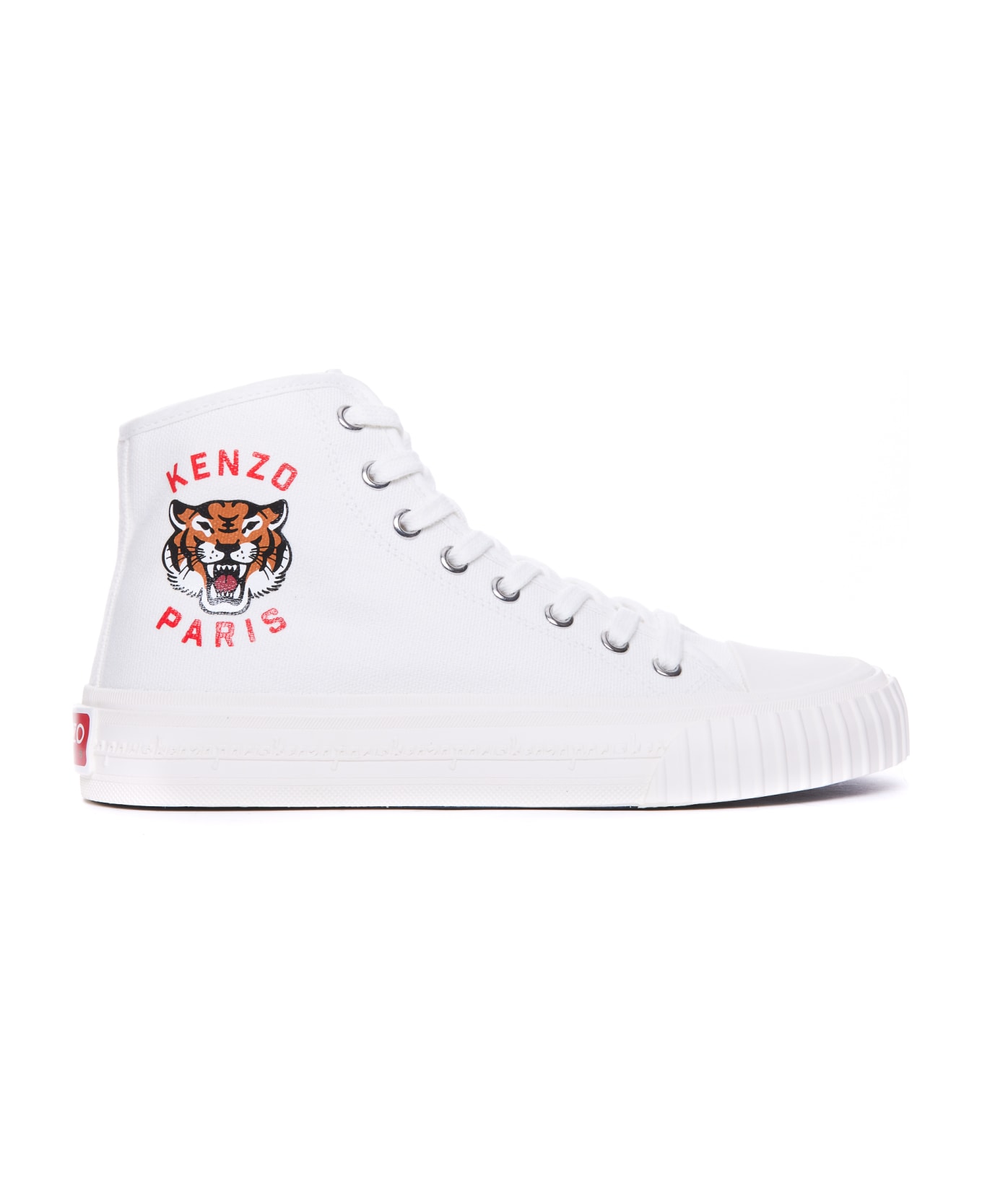 Kenzo Foxy High Sneakers - White