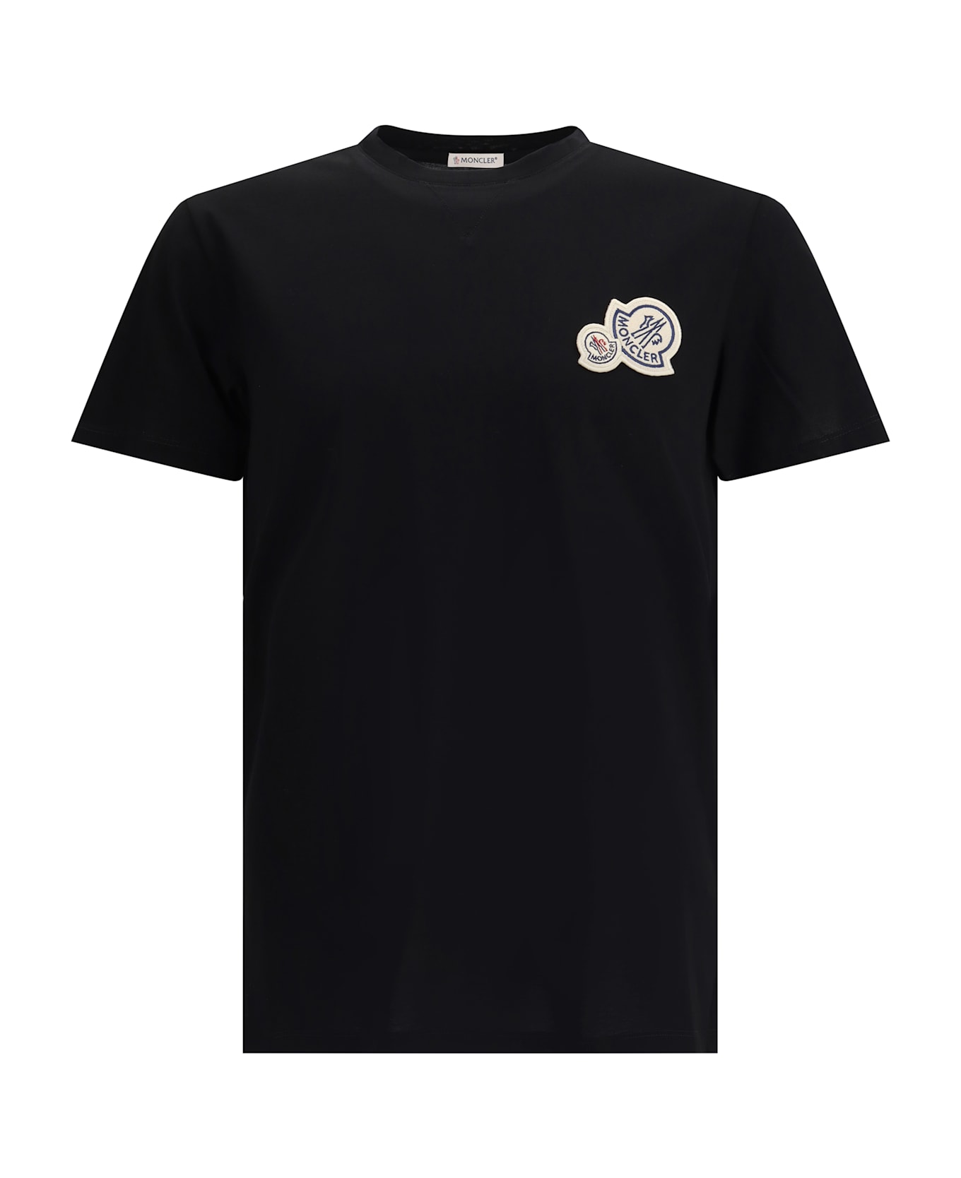 Moncler Logoed T-shirt - BLACK