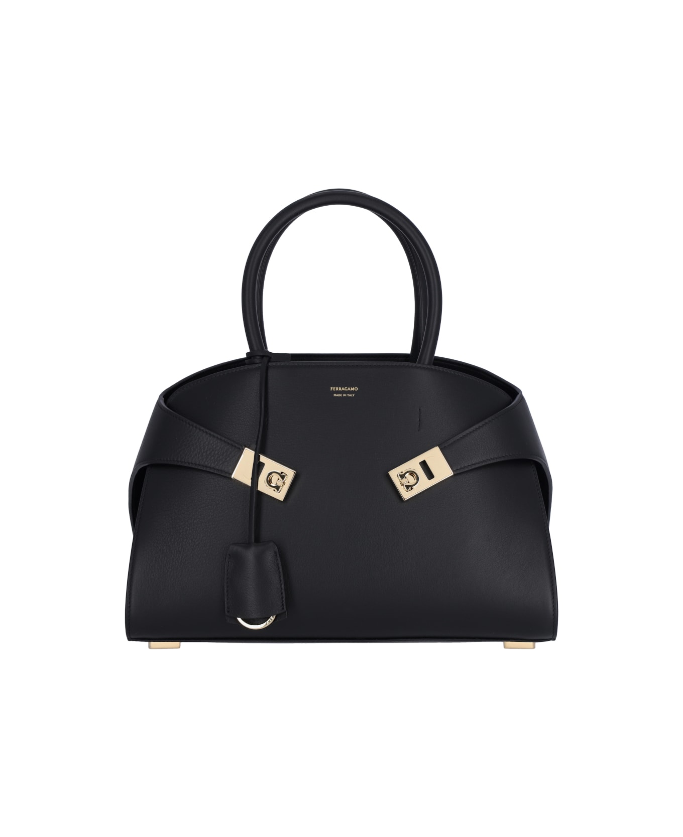 Ferragamo 
hug S
 Handbag - Black トートバッグ