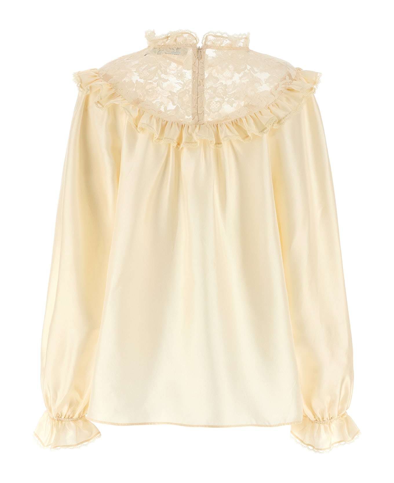 Zimmermann 
lace Billow
 Blouse - Beige