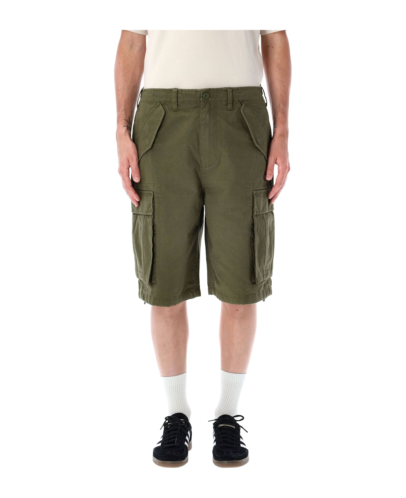 Stussy Cargo Shorts Ripstop - OLIVE GREEN
