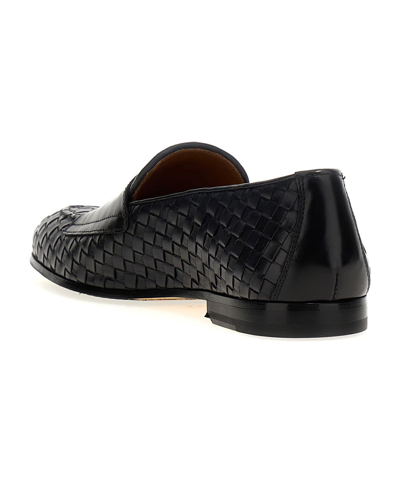 Doucal's Braided Loafers - Nero