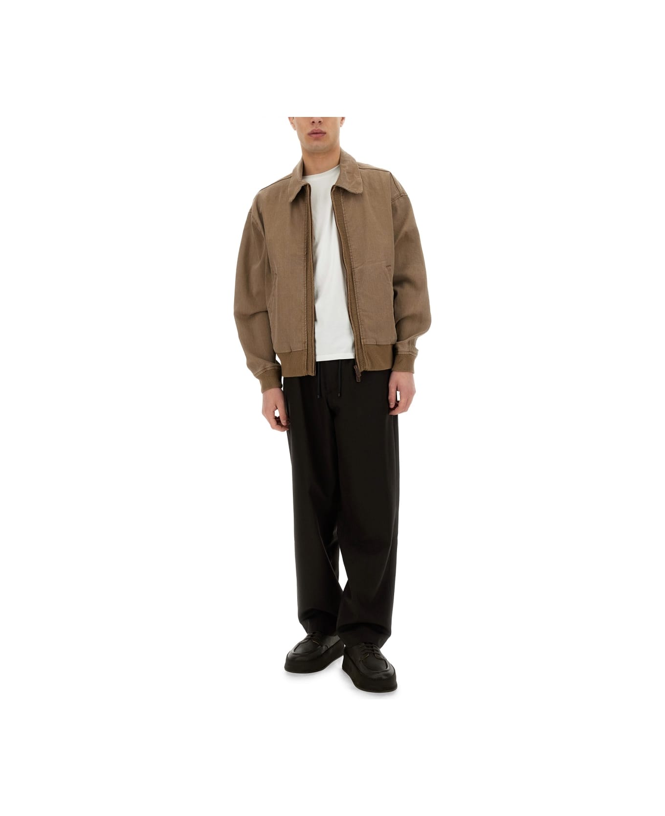 Emporio Armani Blouson Jacket - Shitake