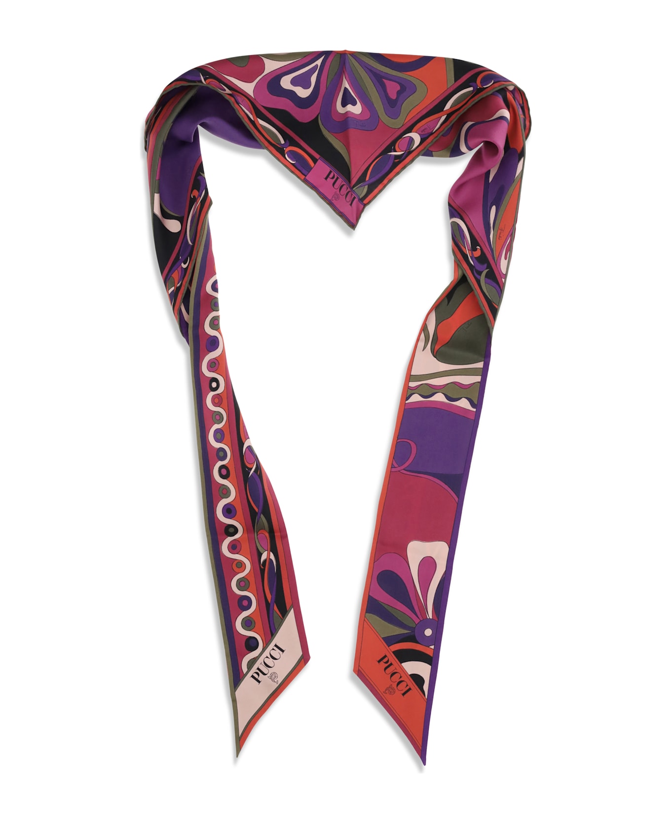 Pucci Silk Triangle Scarf