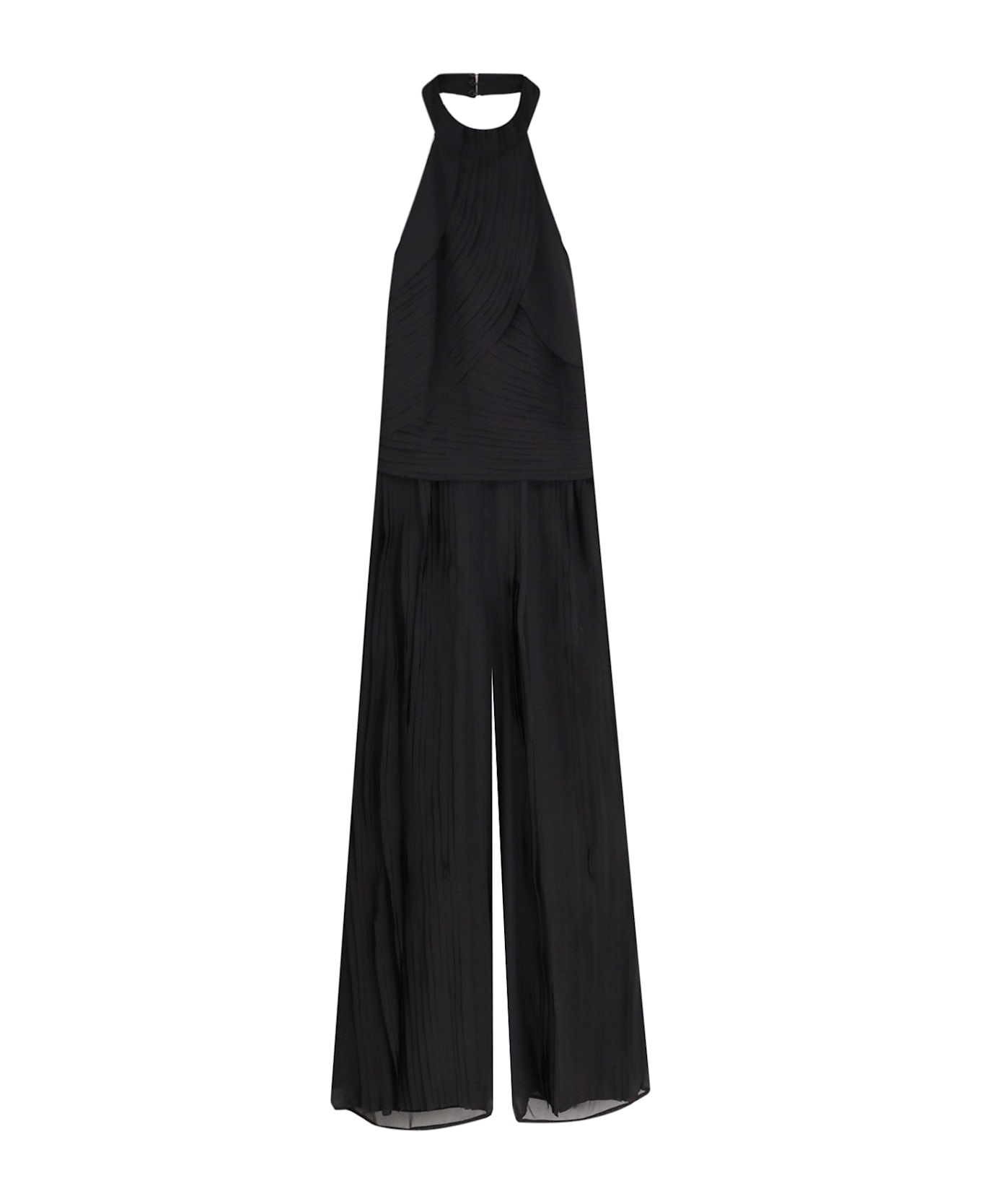 Hugo Boss Dellana Pleated Jumpsuit - Black