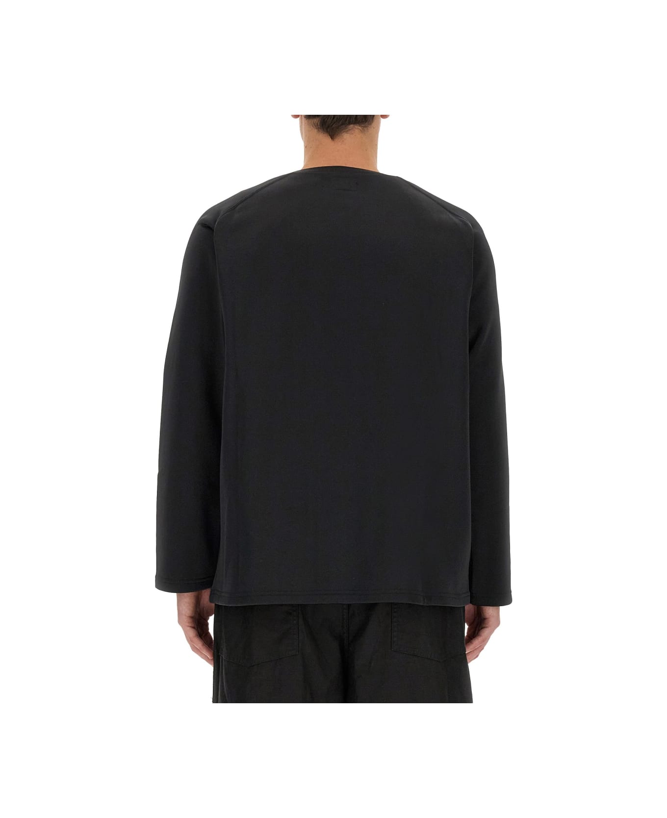 Needles Cardigan With Logo - BLACK