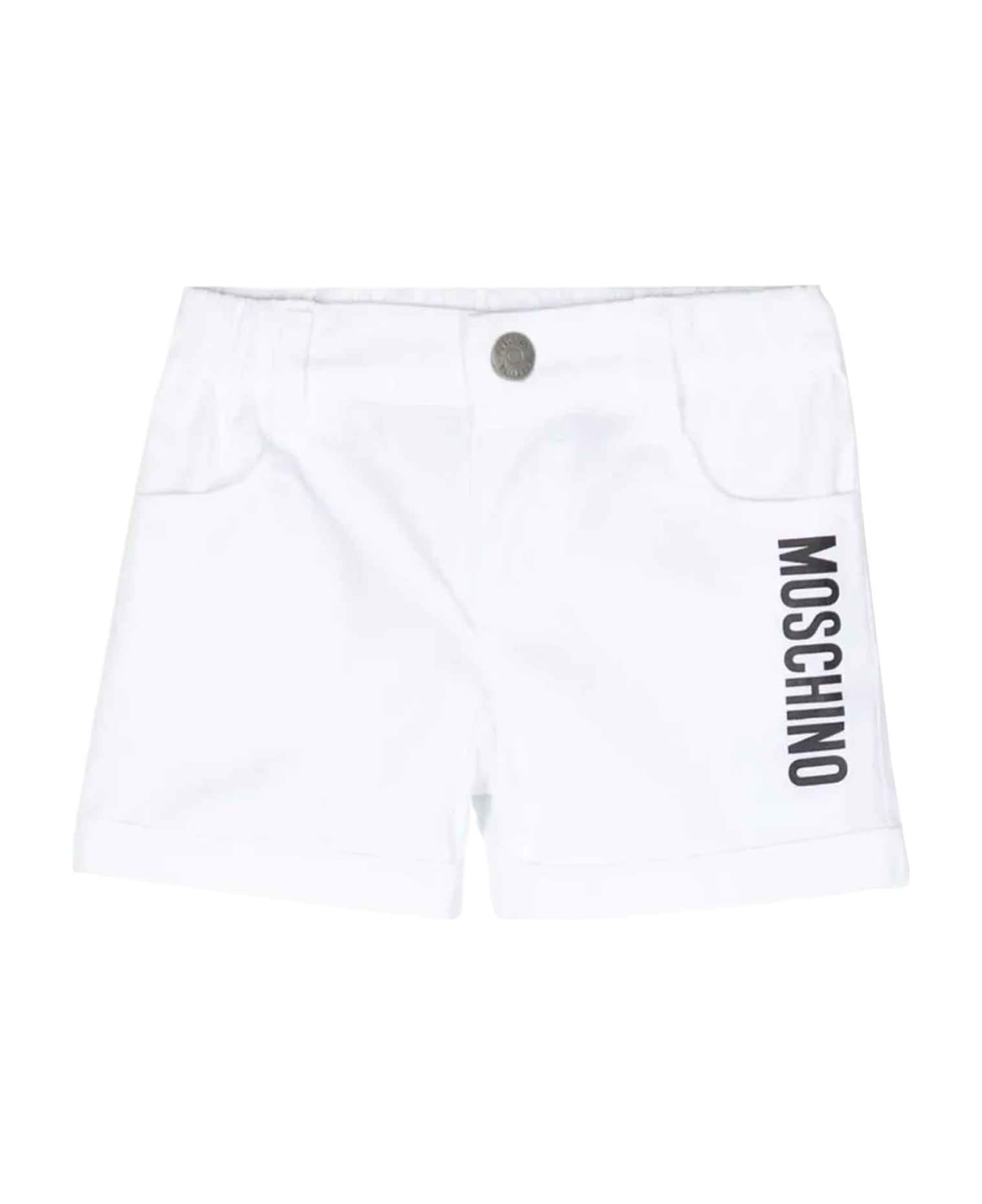 Moschino White Shorts Baby Unisex - Bianco