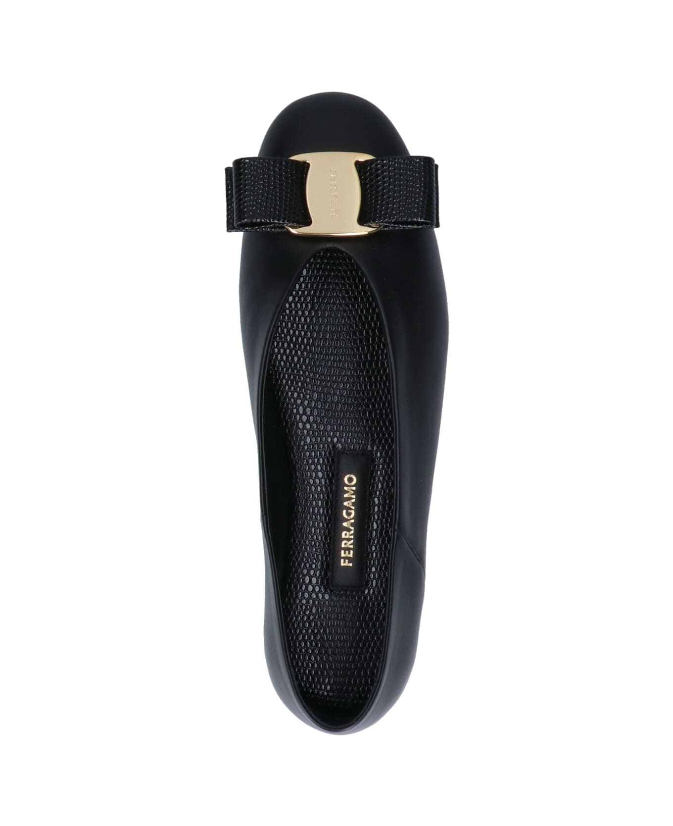 Ferragamo 
vara
 Bow Ballet Flats - Black  