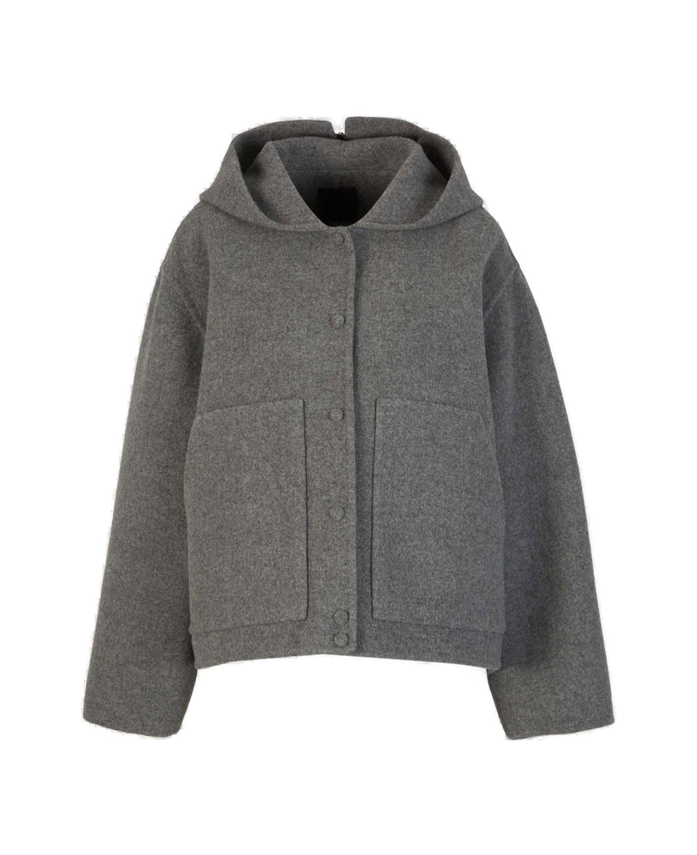Givenchy Double Face Hooded Jacket - Grey