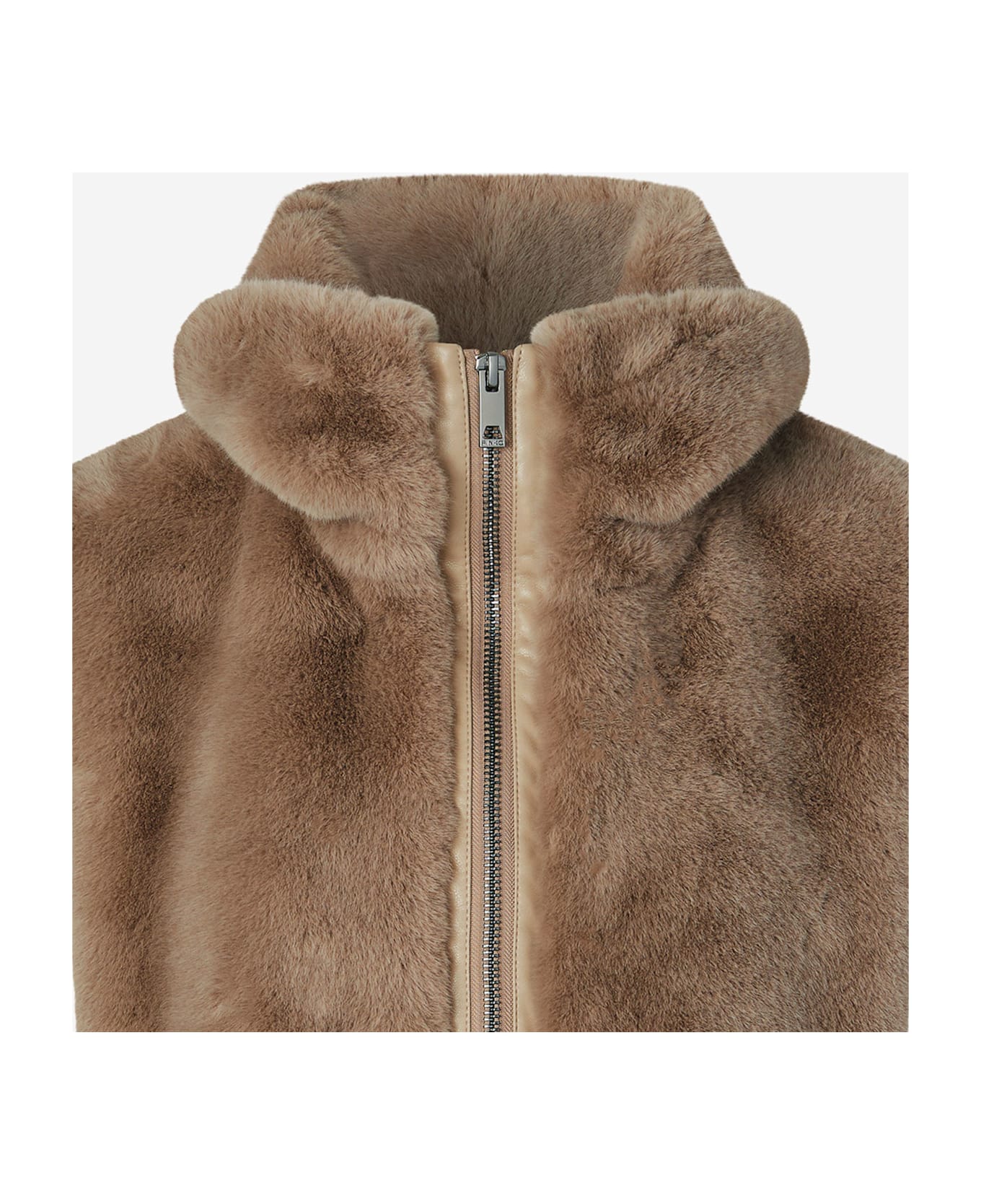 Pinko Deyn Nylon Vest - Beige