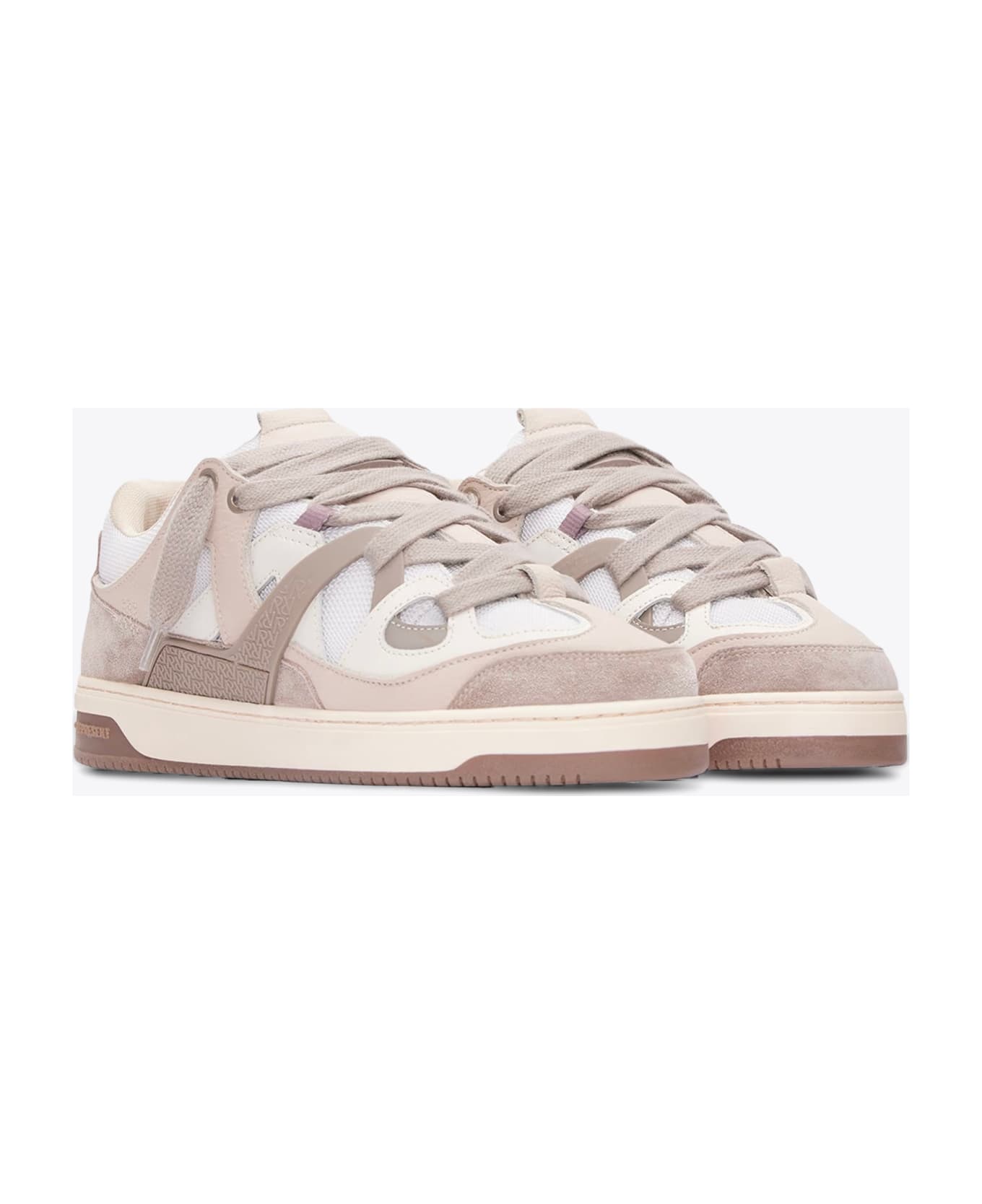 REPRESENT Bully Beige suede and leather skate low sneaker - Bully - Beige