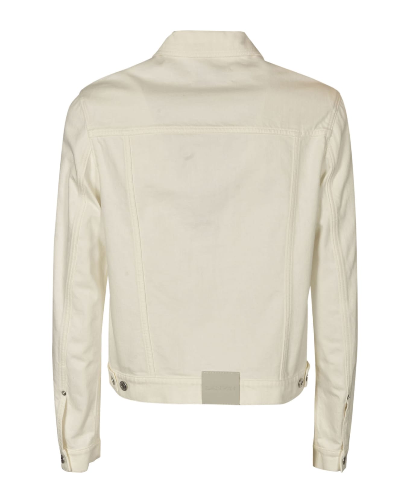 Lanvin Cropped Denim Jacket - Optic white ジャケット