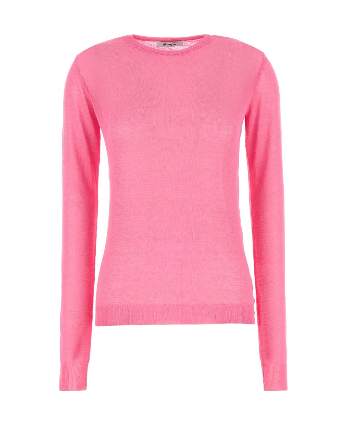 Gimaguas Fluo Pink Viscose Blend Jason Sweater - PINK