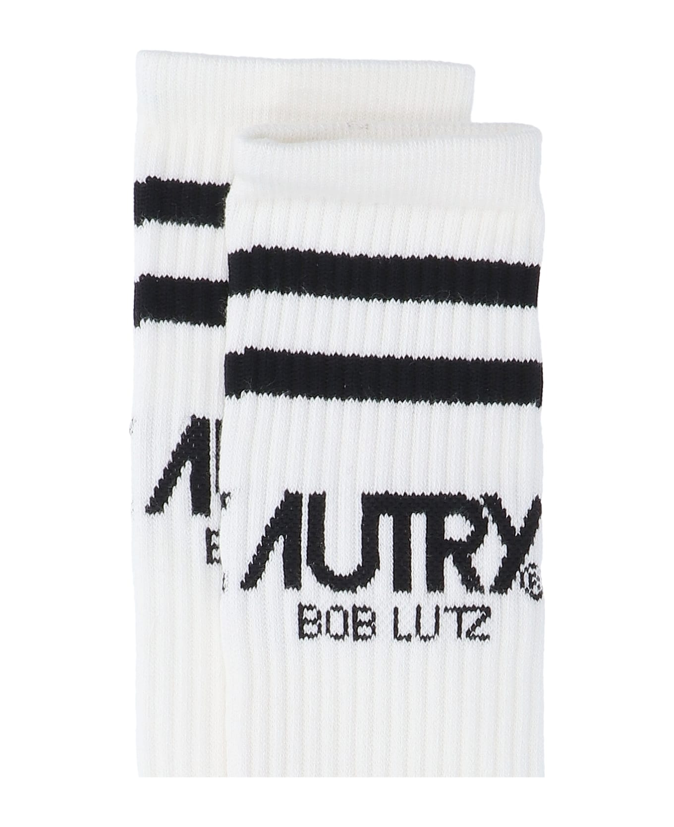 Autry Cotton Socks - White