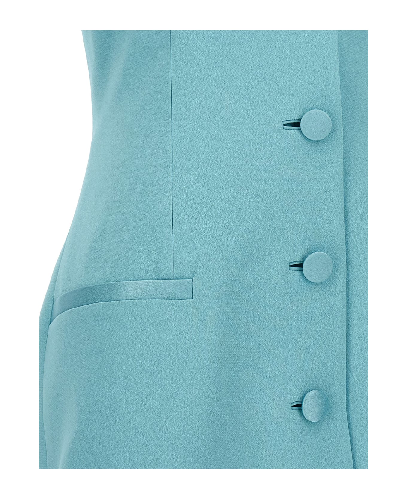 Versace Vest Dress - Light Blue