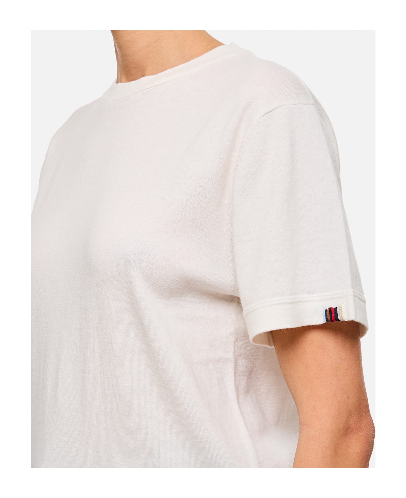 Extreme Cashmere Cuba Cotton Cashmere Knit 2.48 T-shirt - White