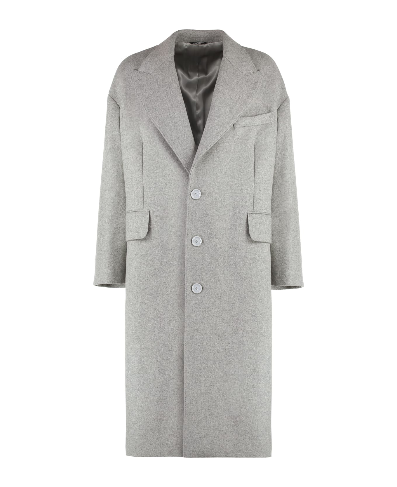 Dolce & Gabbana Wool Blend Coat - grey
