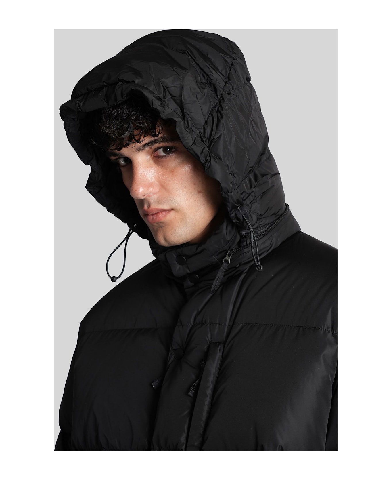 Aspesi Moschino Ii Puffer In Black Polyamide - black