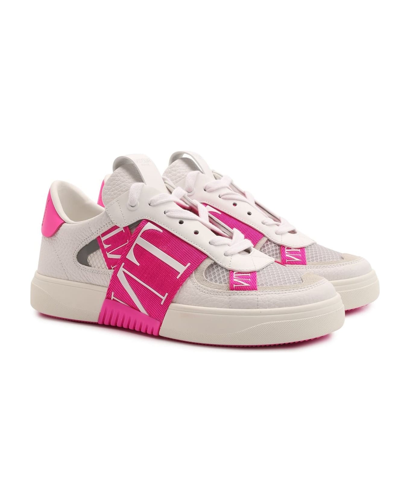 Valentino Garavani Garavani Leather Logo Sneakers | italist, ALWAYS ...