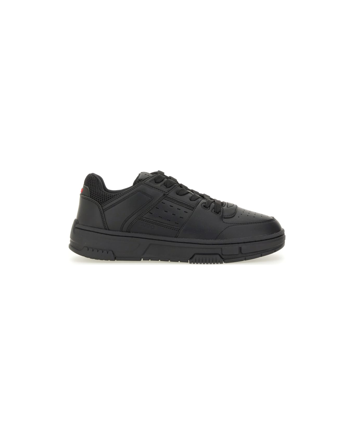 Hugo Boss Sneaker With Mesh Details - BLACK