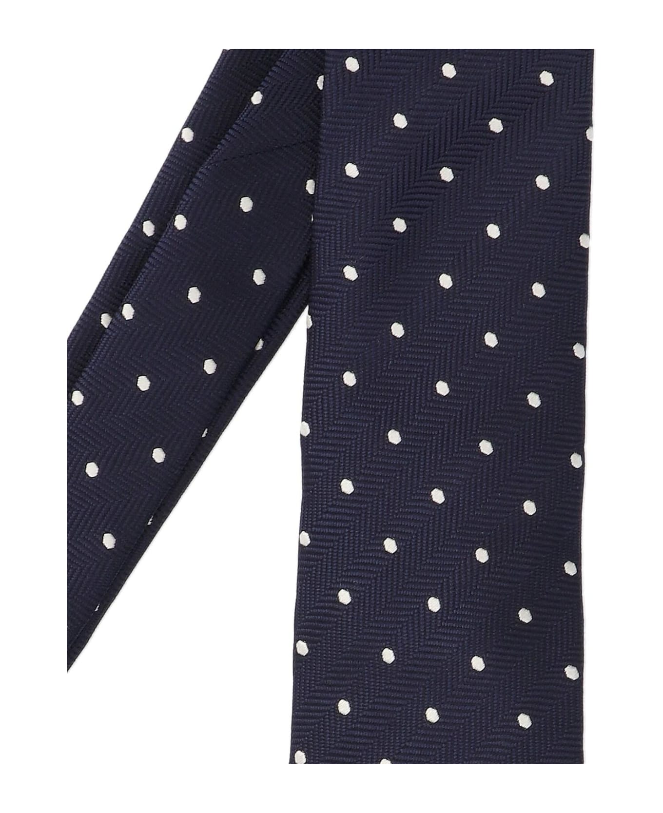 Tom Ford Polka Dot Tie - Blue