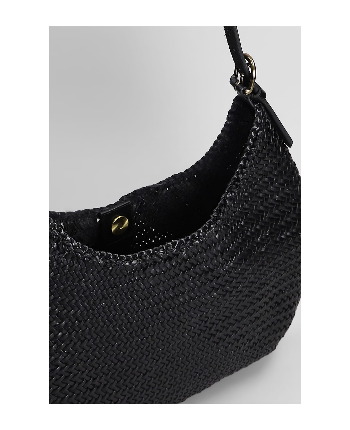 Dragon Diffusion Luna Mezza Tote In Black Leather - black