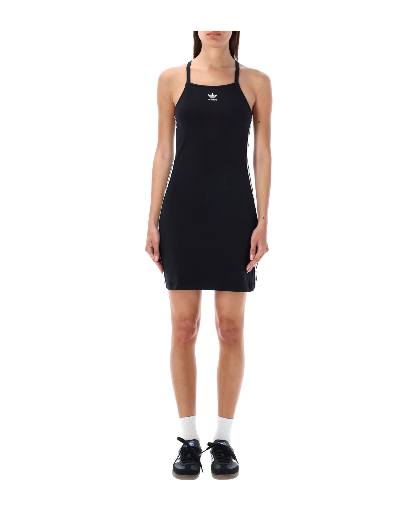 Adidas Originals Spaghetti Mini Dress - BLACK ワンピース＆ドレス