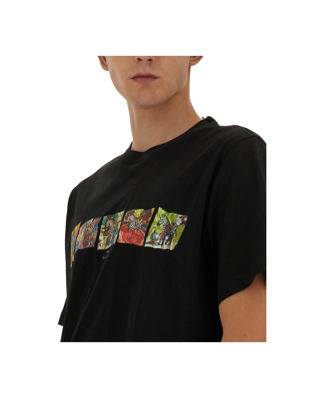 PS by Paul Smith T-shirt With Print - BLACK