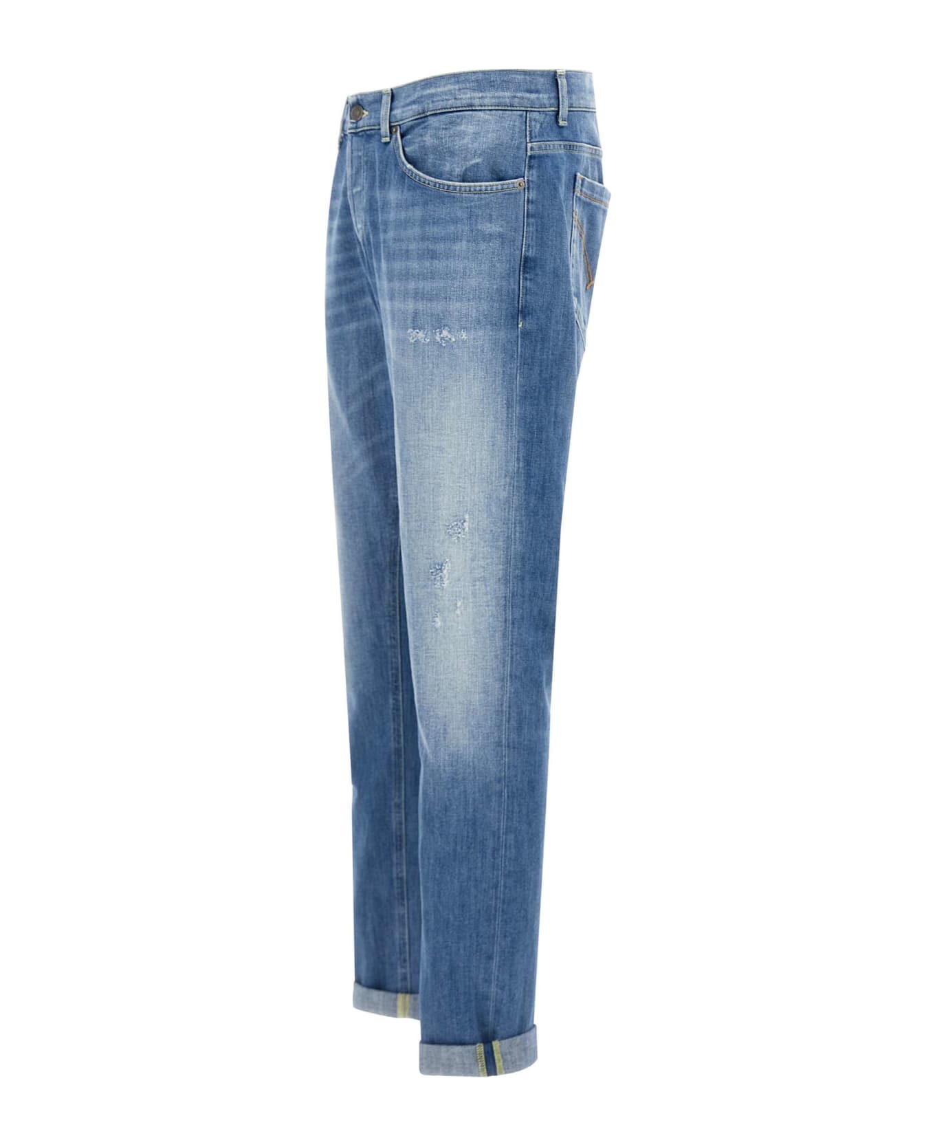 Dondup "george" Cotton Denim Jeans - BLUE