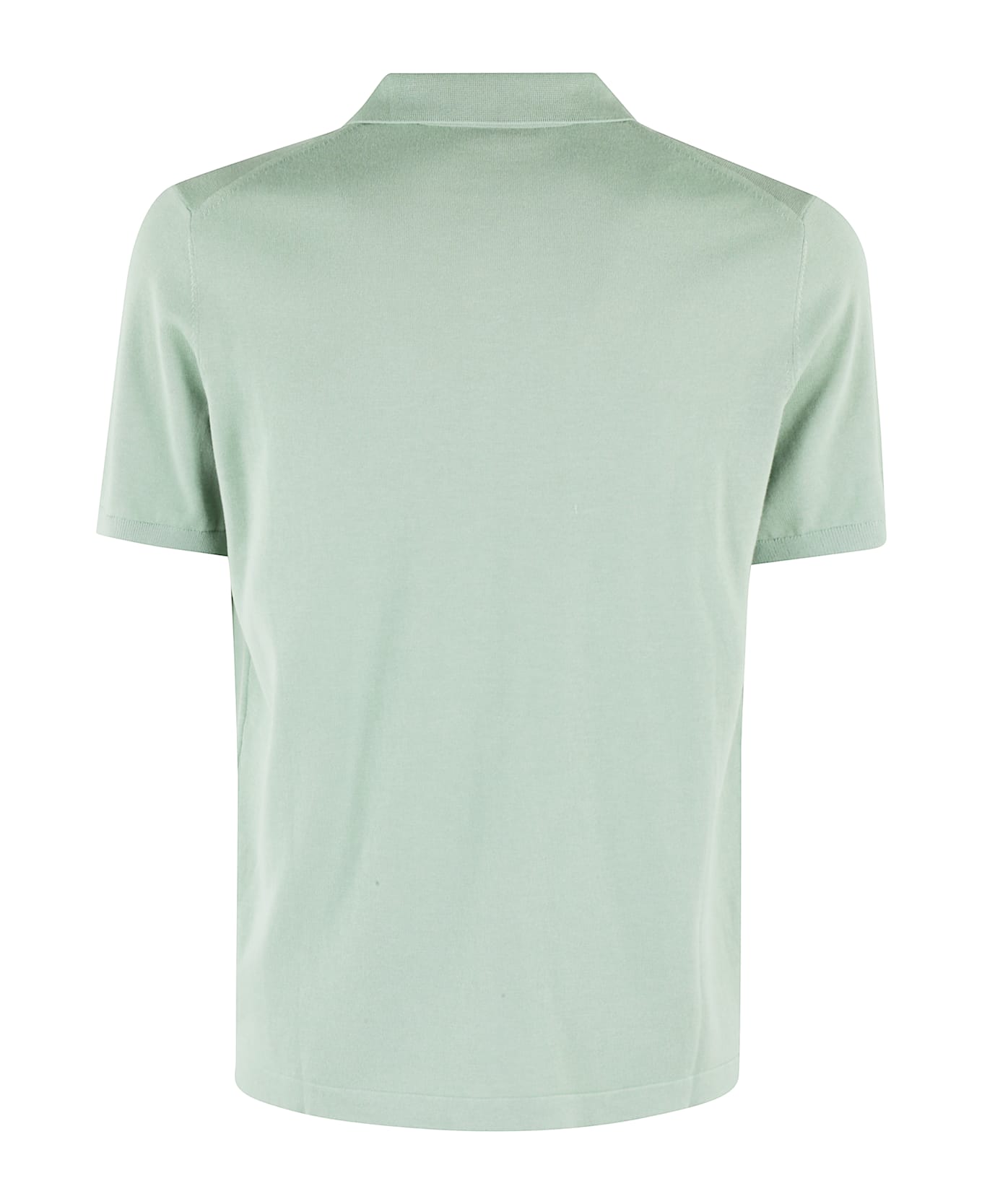 Kangra Polo Maglia Collo Skipper Cotone 1filo - Verdino