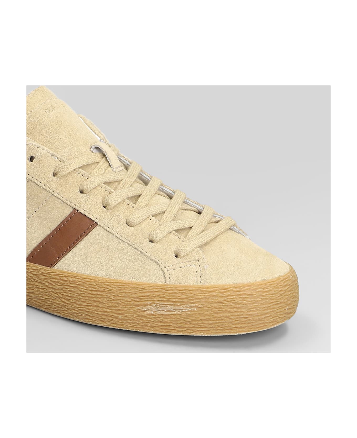 D.A.T.E. Hill Low Sneakers In Beige Suede - beige