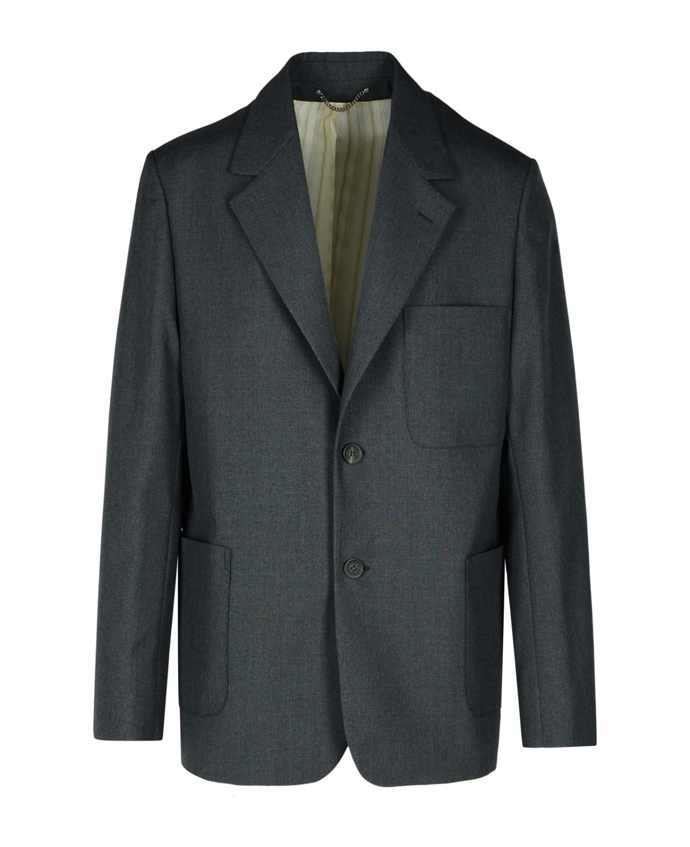 Golden Goose Grey Wool Blazer - Grey