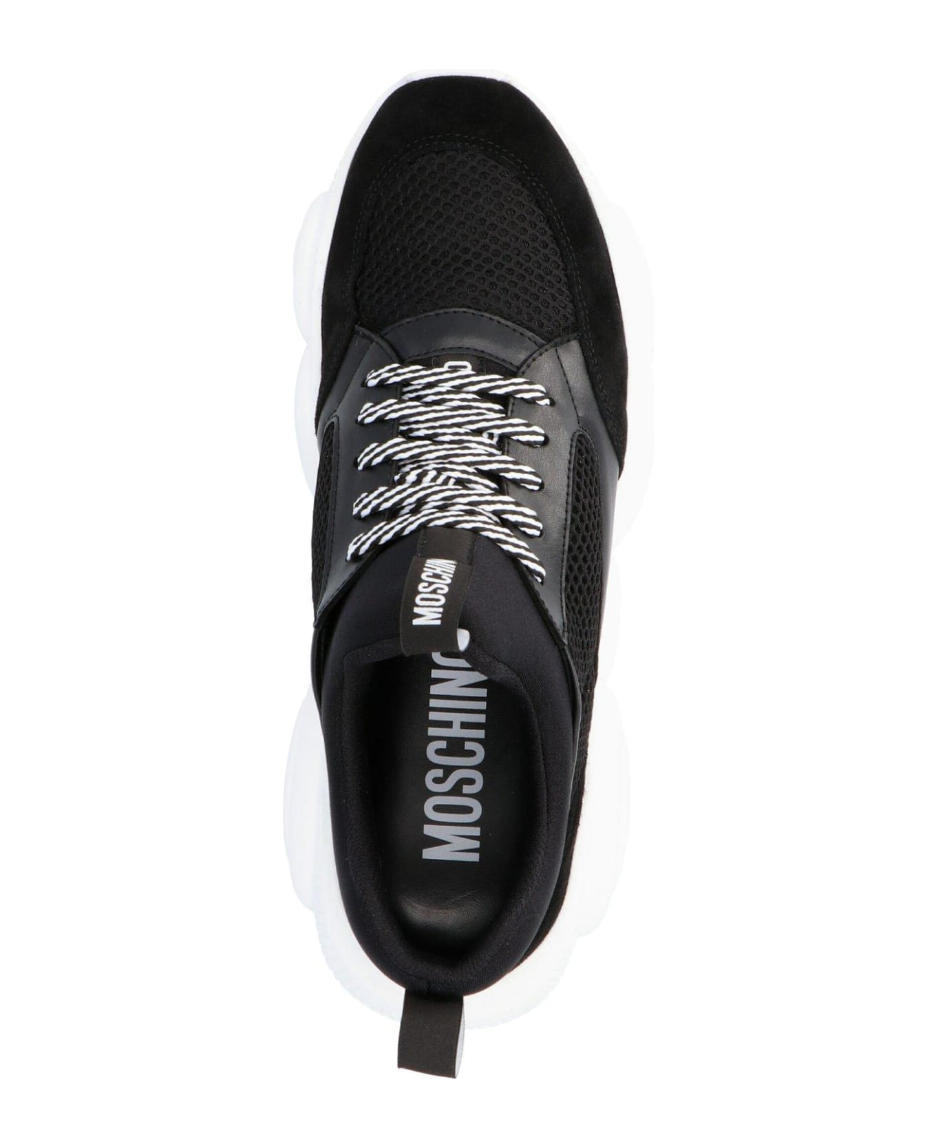 Moschino Teddy Lace-up Sneakers - Black スニーカー