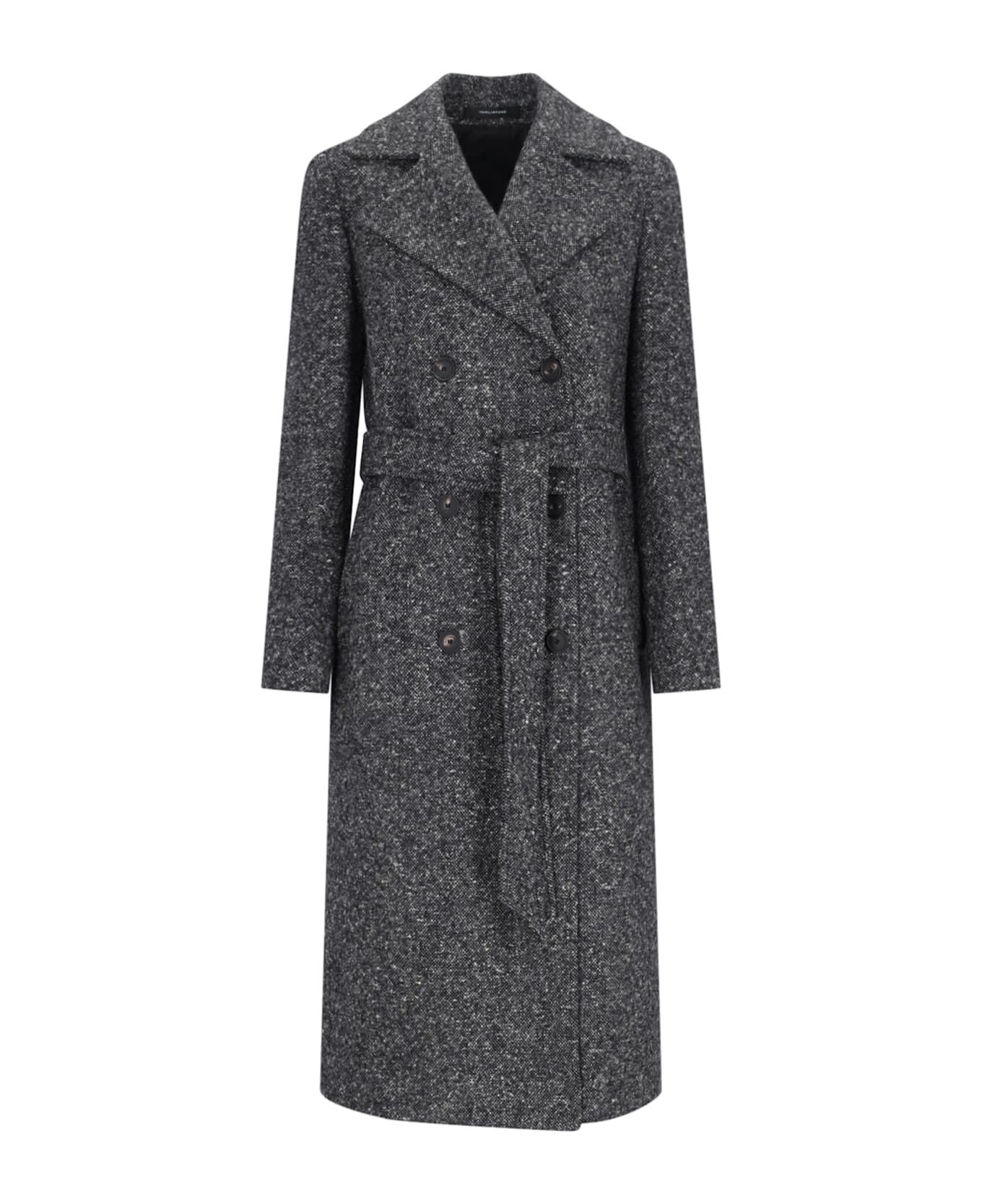 Tagliatore 'luanne' Double-breasted Coat - Gray