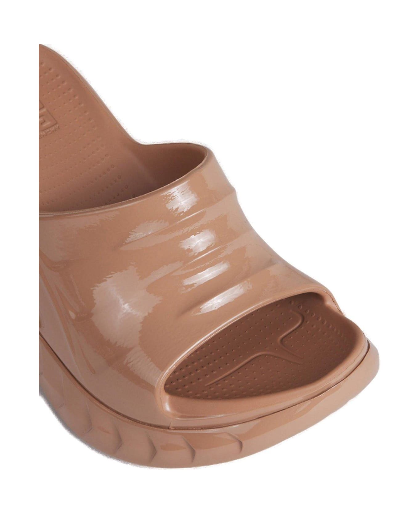Givenchy Marshmallow Wedge Sandals - Powder